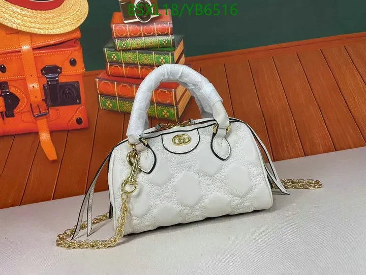 Gucci Mini White GG Quilted Knockoff Bag TLB604 — view 1