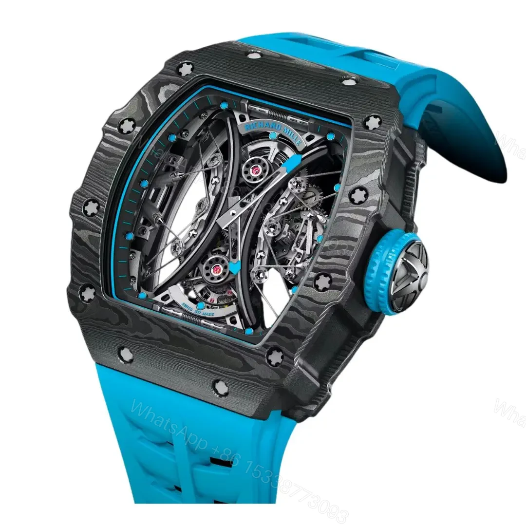Richard Mille Swiss Clone – RM 53-01 Real Carbon Tourbillon Watch — view 1