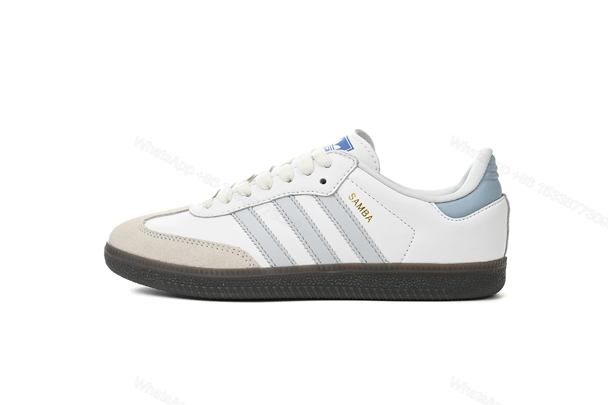 View 9 of adidas Samba OG White Halo Blue ID2055