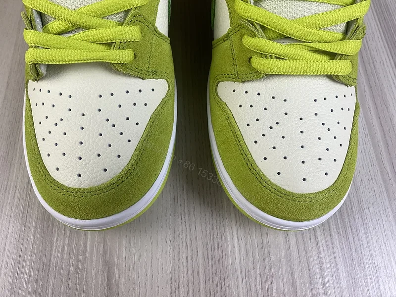 View 8 of Neon Lime Nike-Style Low Sneakers: Bold Comfort