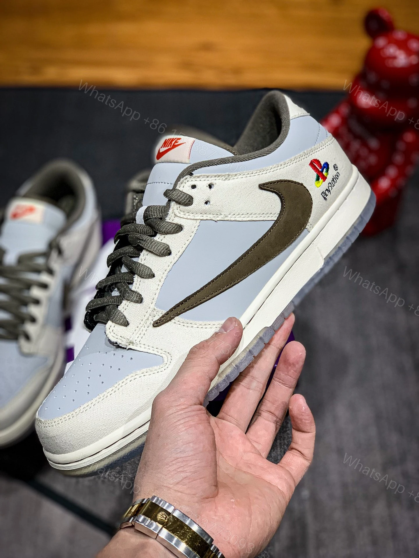 Nike Dunk Low Travis Scott x Playstation Replicas — view 1