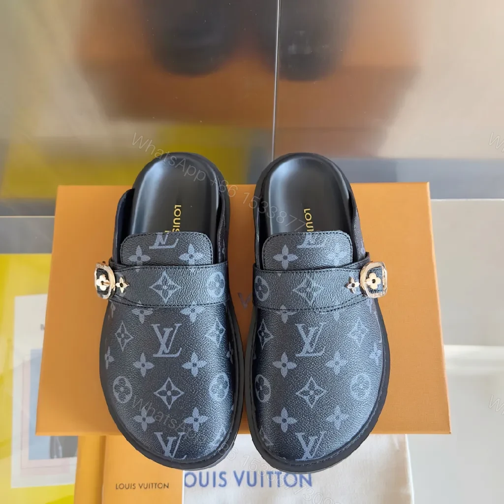 View 6 of Dark Monogram Slip-Ons: Luxe, Versatile Comfort Shoes