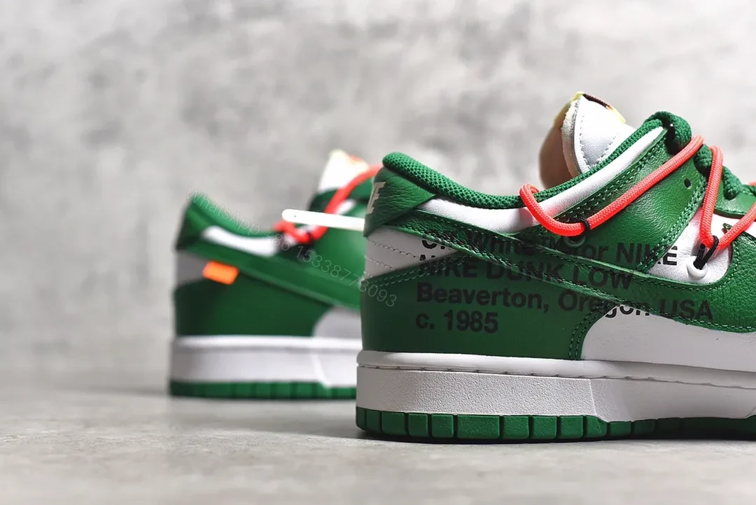 View 5 of Nike Dunk Low Off-White Pine Green Replicas