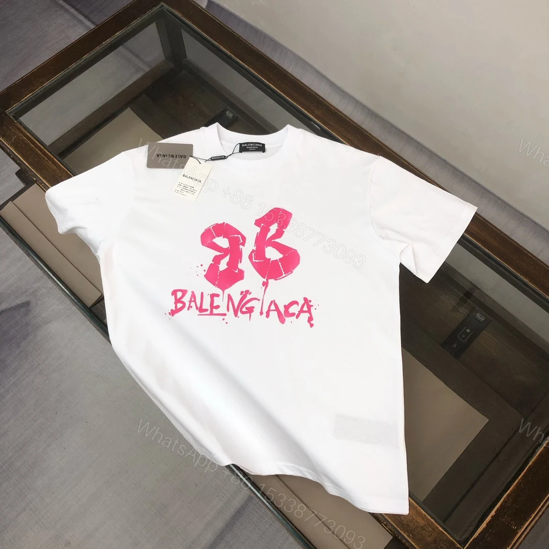 Balenciaga 高仿 男款潮流印花短袖T恤 百搭休閒款 — view 1