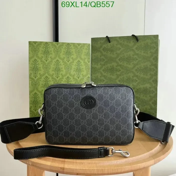 Gucci Replica Interlocking G Prestige Messenger Bag QB557 — view 1