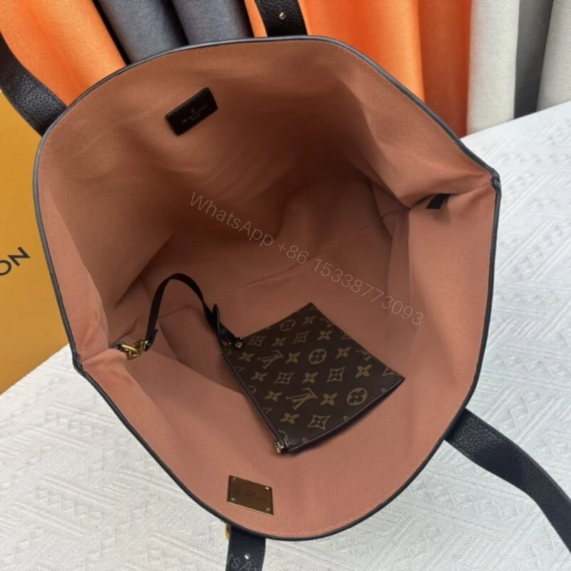 View 8 of Louis Vuitton Low Key Cabas MM Grained Black 47Cm M25341