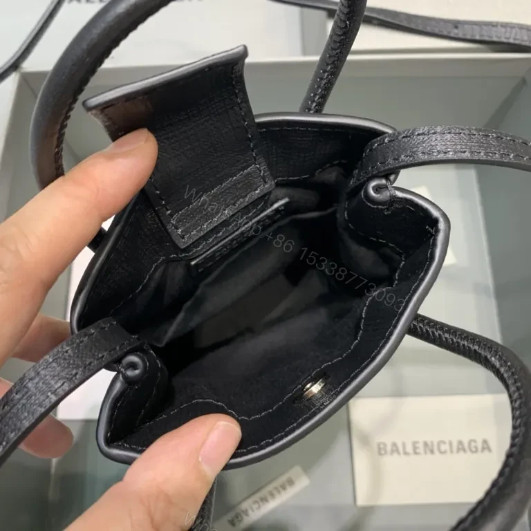 View 5 of Balenciaga Compact Luxe Cardholder: Premium Texture, Slim Style