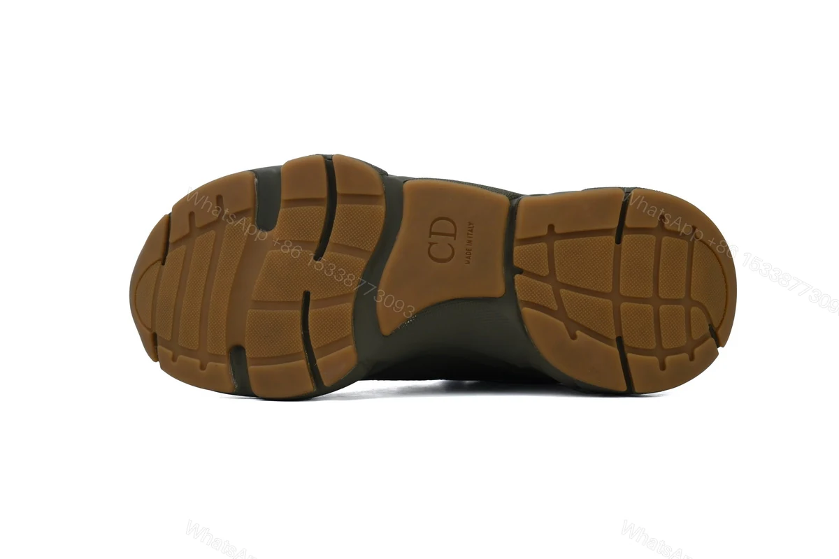 View 4 of Dior B22 Sneakers Olive Green