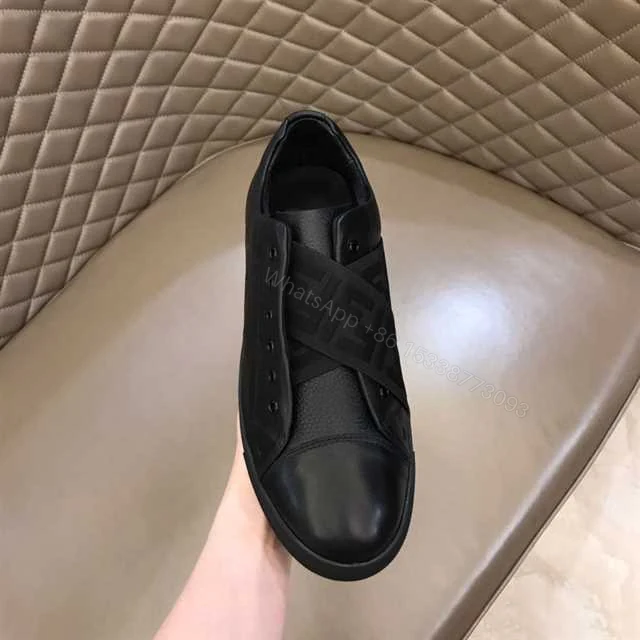 View 3 of FENDI FF MOTIF SLIP-ON SNEAKERS – FD13