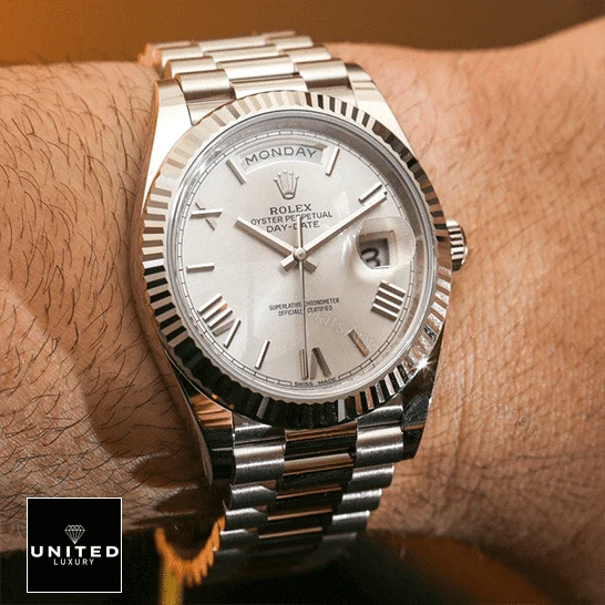 View 12 of Rolex Day-Date Stripe Dial Replica