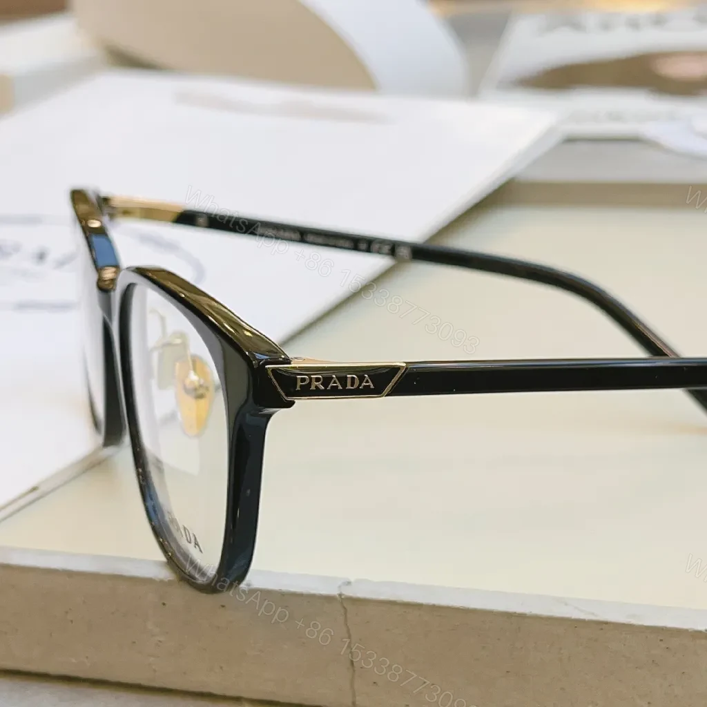 View 6 of Chic Transparent-Frame Eyewear with Caramel Accents (60)