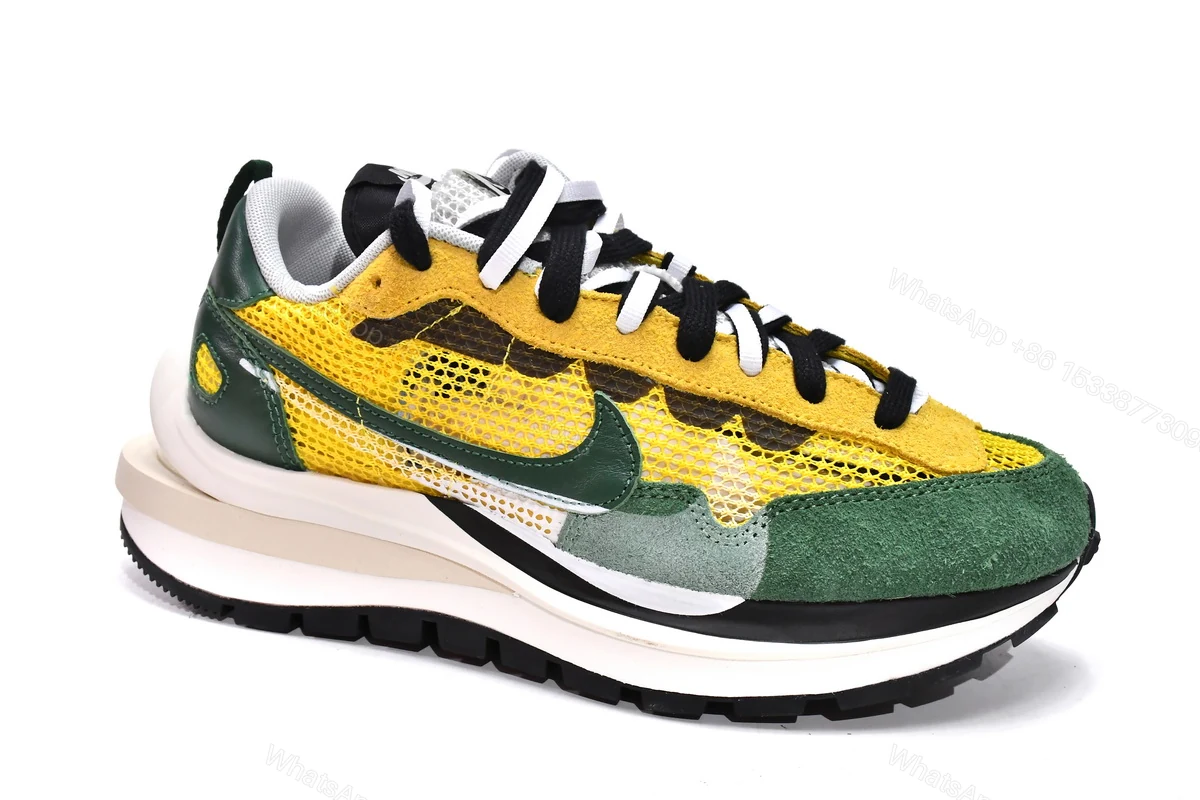View 2 of Sacai x Nike Pegasua Vaporfly Yellow Green CV1363-700