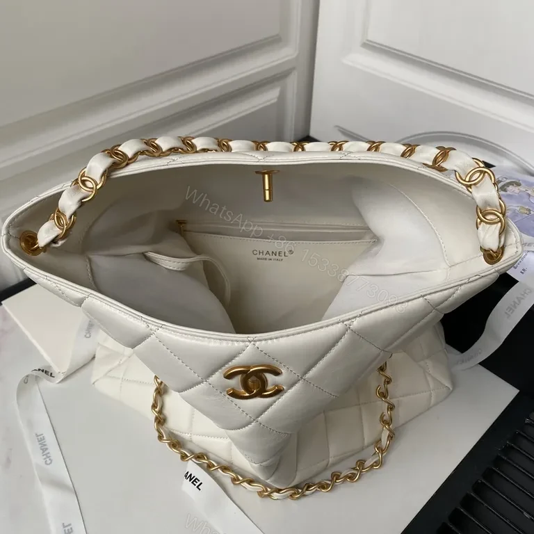 View 6 of Chic Quilted Flap Bag: Gold Chain, Everyday Luxury