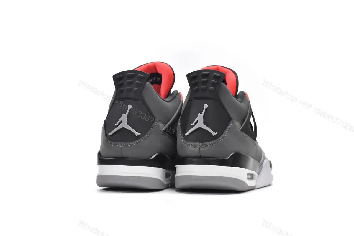 View 3 of Air Jordan 4 Red Glow Infrared DH6927-061