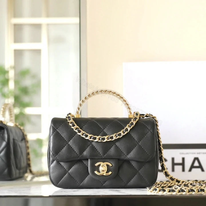View 3 of 高仿Chanel*24S系列AS4847小羊皮黑色單肩包免檢版