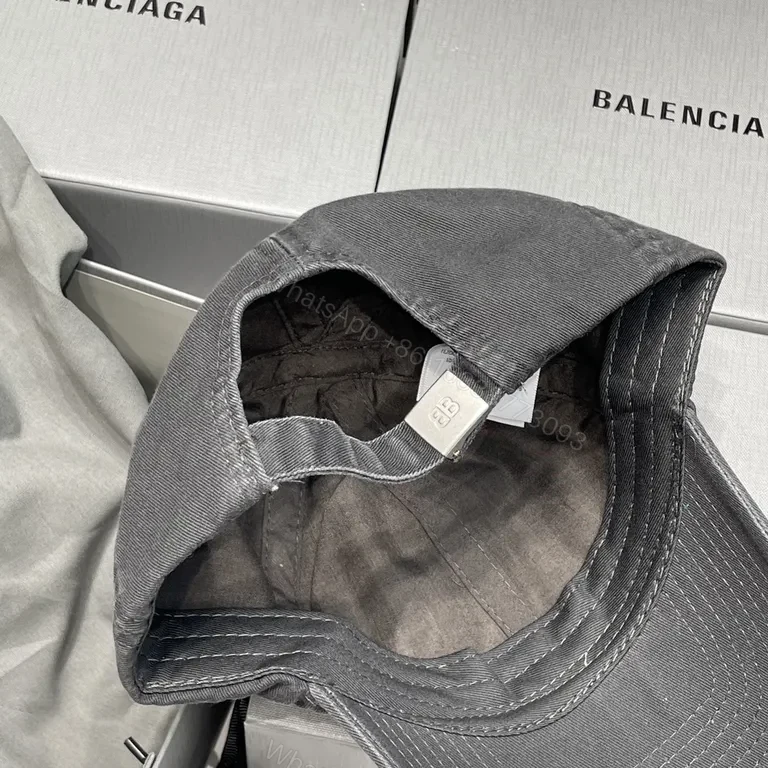 View 2 of Paris-Balenciaga Logo Cap: City-Chic Comfort Cap