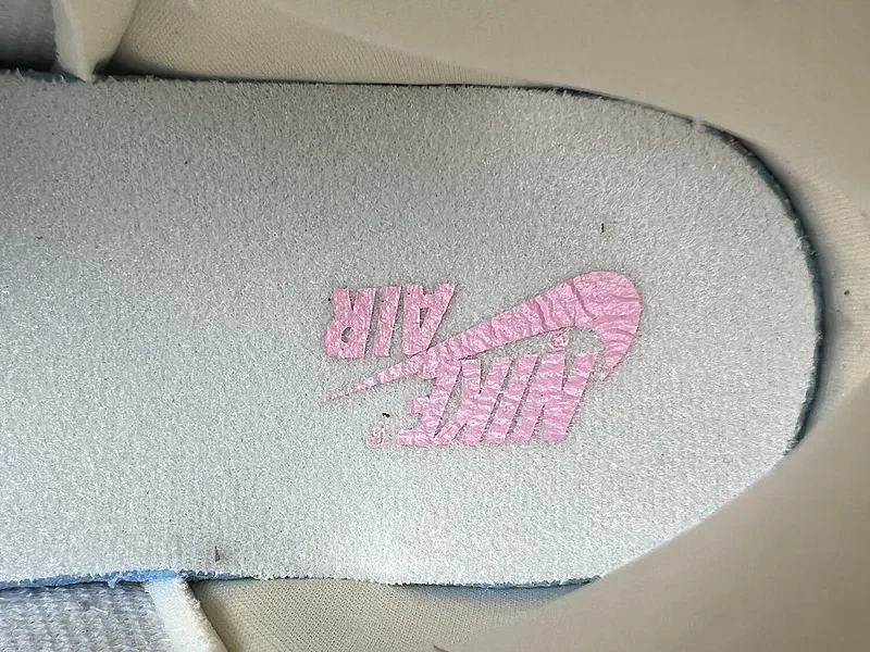 View 5 of Chic Hybrid High-Top Sneakers: Soft Pink & Gray Leather