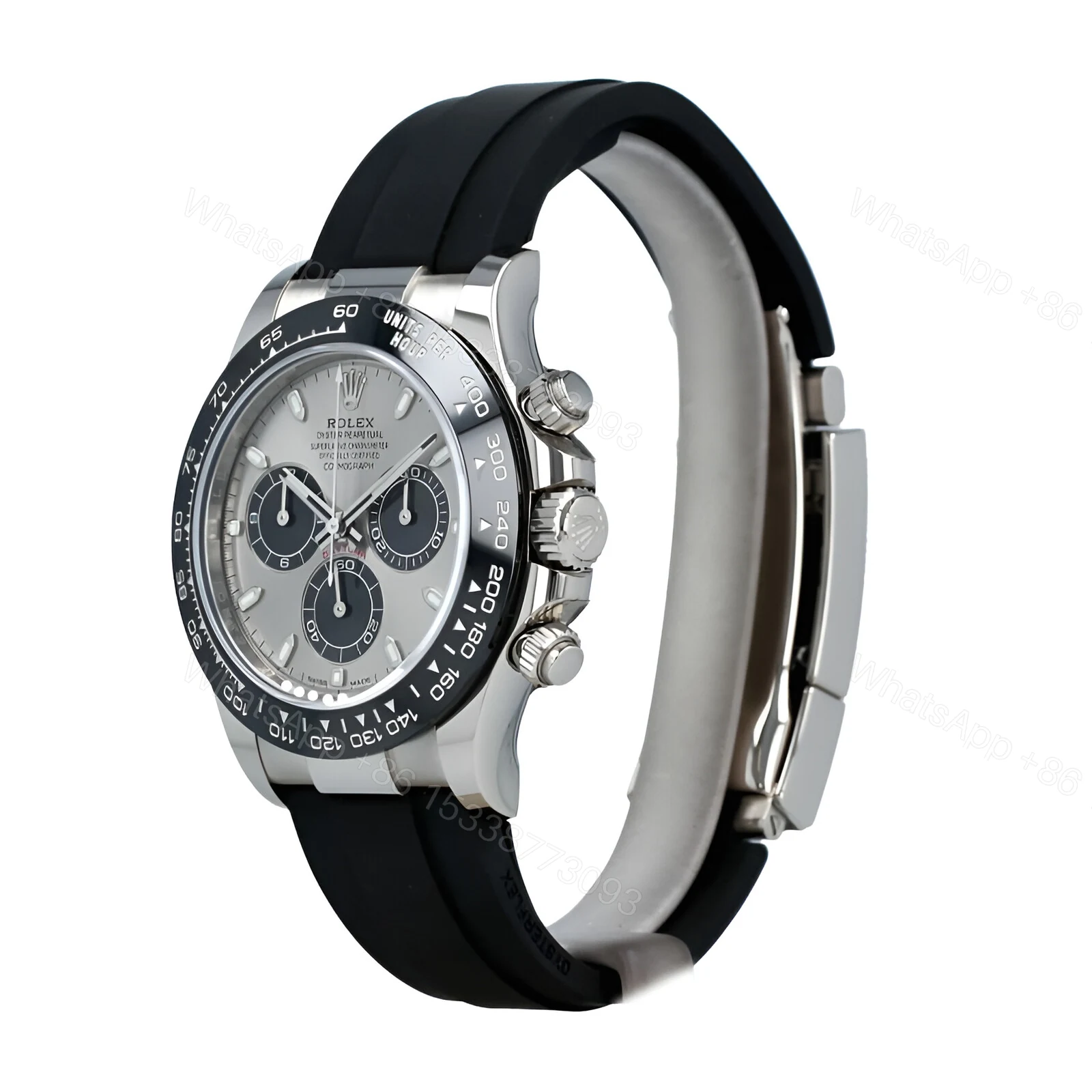 View 2 of Rolex Daytona White Gold 116519LN Replica