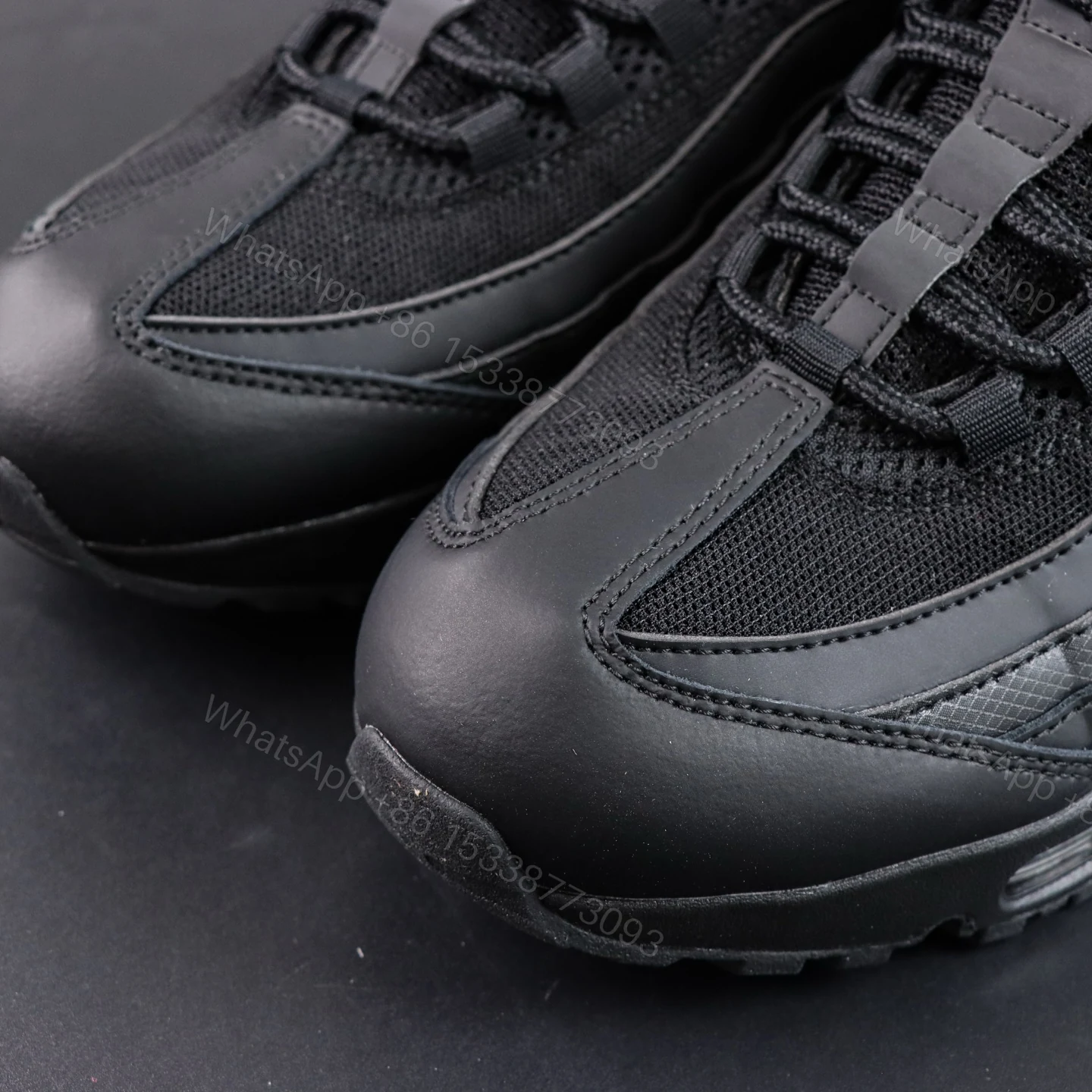 View 4 of Air Max 95 Triple Black Reps