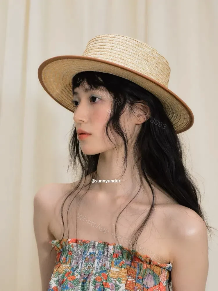 View 5 of Straw Panama Hat with Signature Black Band – Luxury Shield