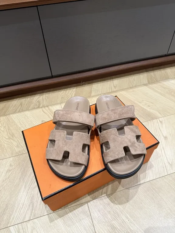 View 3 of Soft Suede HermÃ ̈s-Inspired Sandals: Elevated Comfort, All-Day Luxury