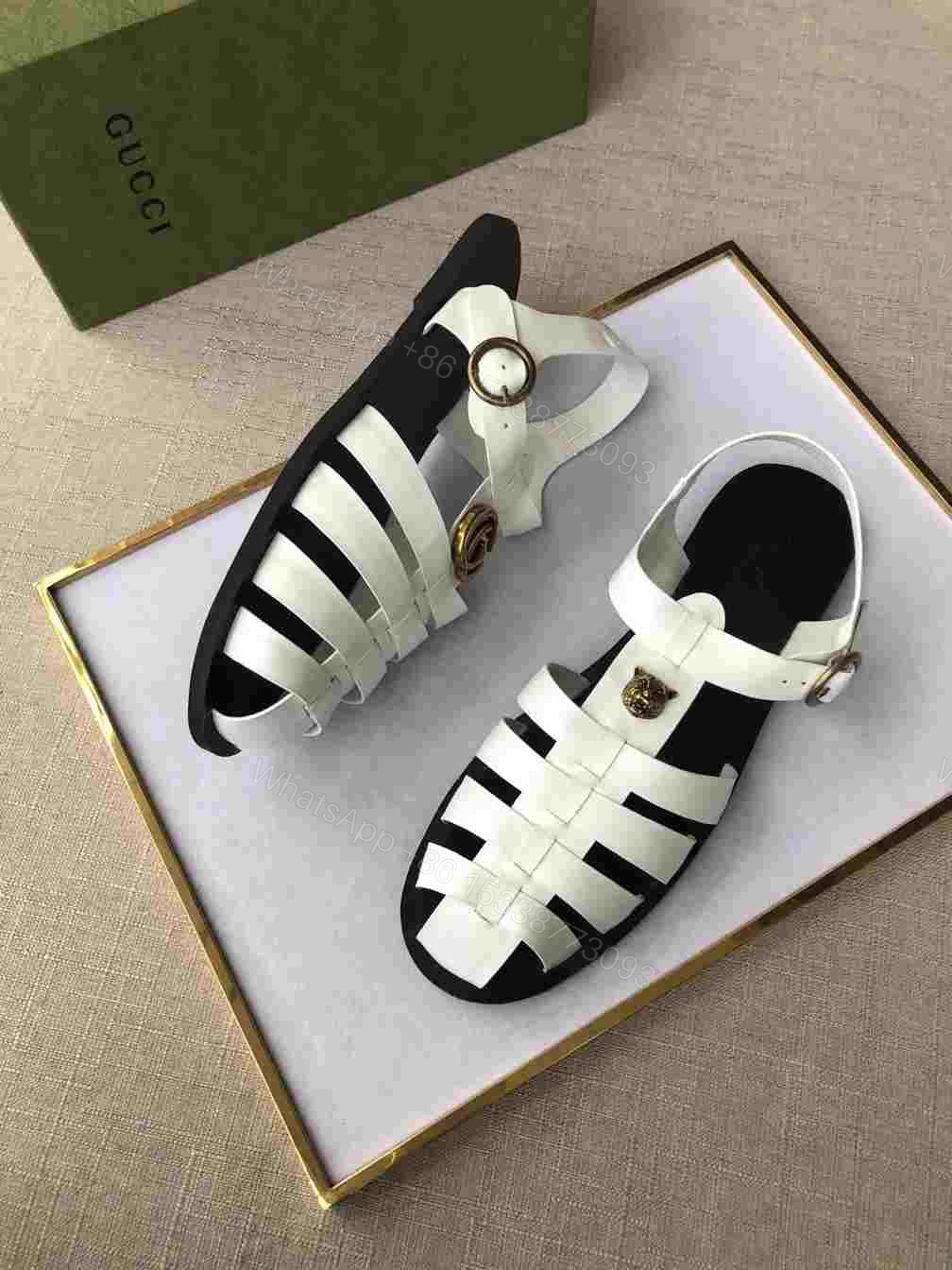 View 2 of GUCCI SANDAL WITH DOUBLE G – SDG008
