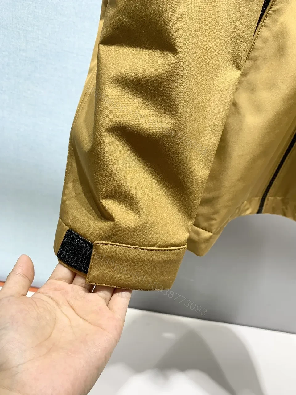 View 6 of Compact Camel Weatherproof Jacket with Clean Lines, Lightweight Comfort