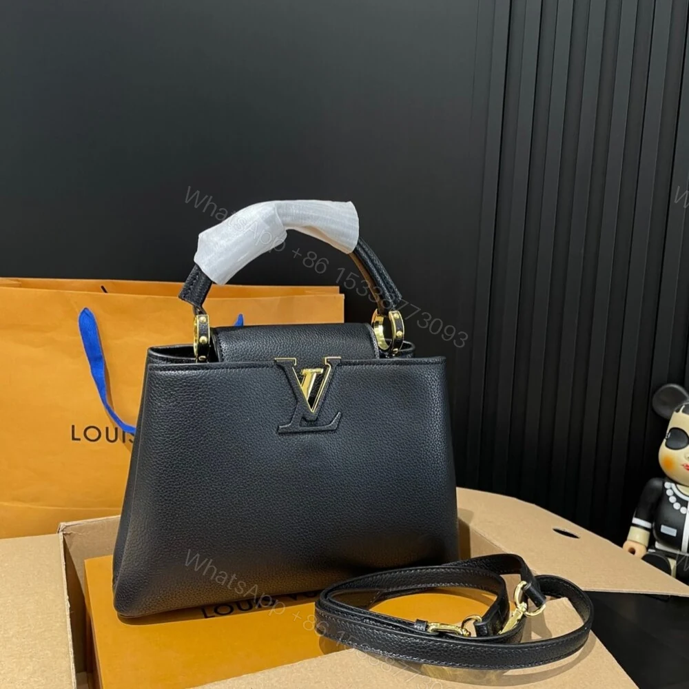 View 2 of Louis Vuitton Capucines BB Bag Black 27Cm M94755