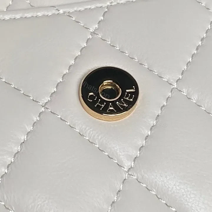 View 8 of Ivory Quilted Crossbody – Lux Matte Texture, Slim Chic