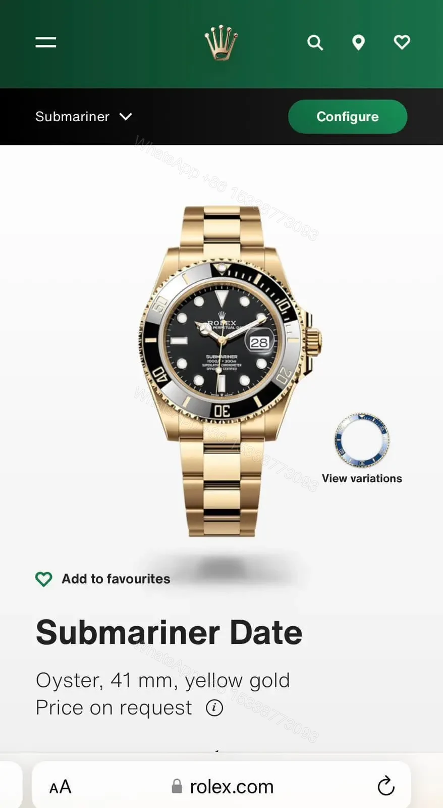 Rolex 41mm Dial For Men Watch — view 1