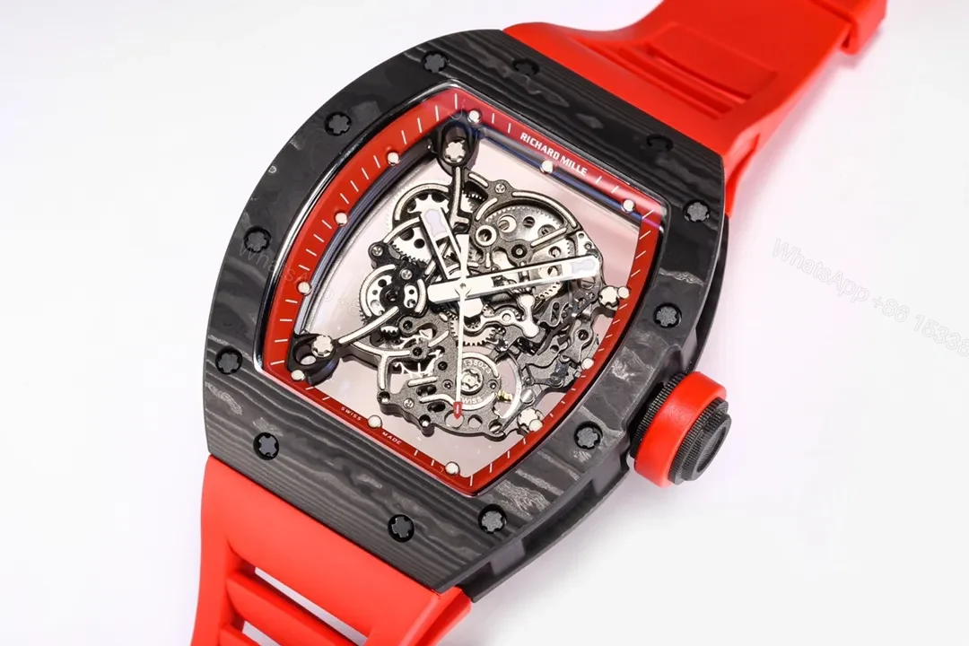 View 7 of RM Factory Richard Mille RM055 Red Carbon Fiber Watch