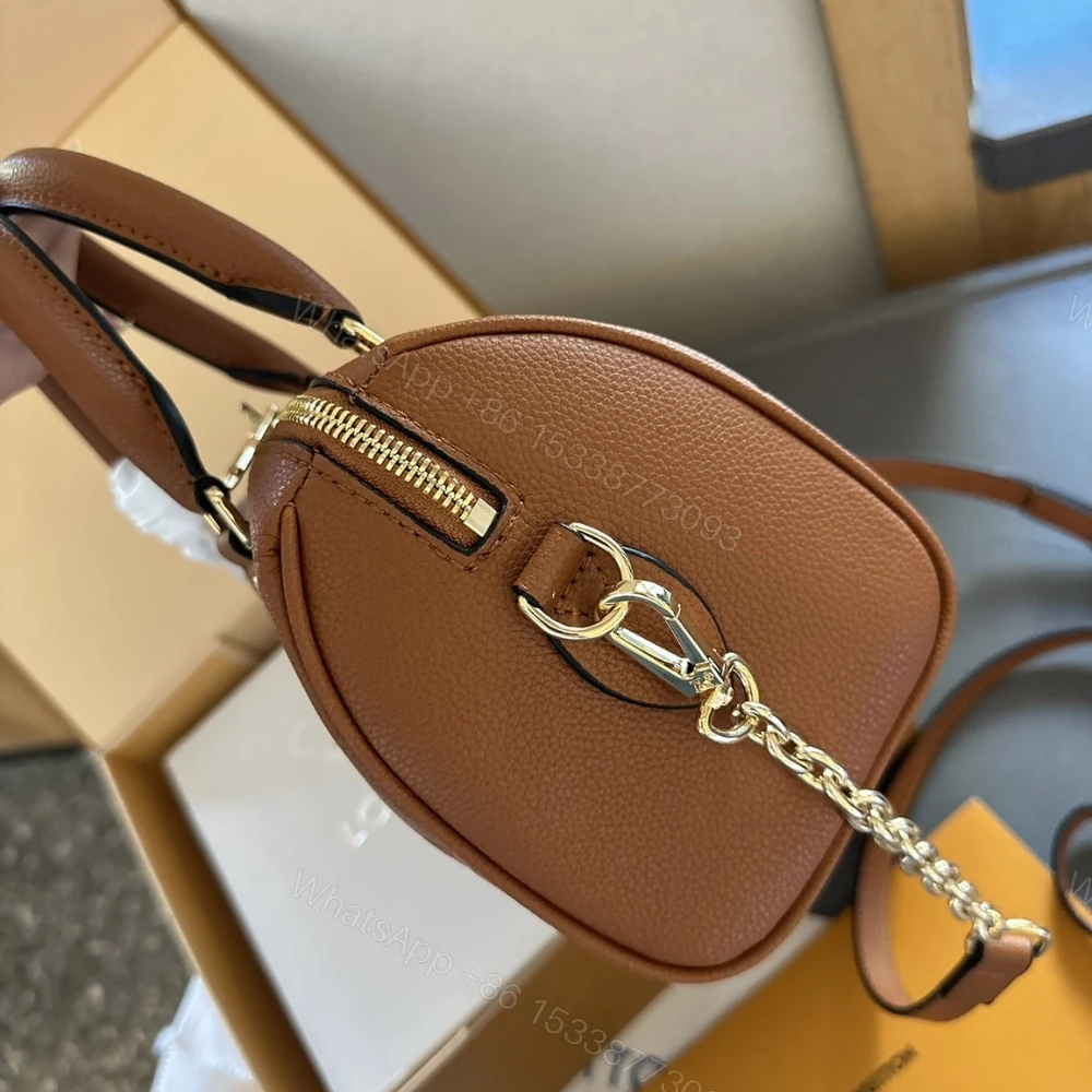 View 4 of Louis Vuitton Speedy Bandoulière 20 Cognac Brown 20Cm