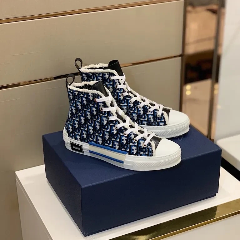 View 4 of Statement Knit High-Top Sneaker: Luxe Bold-Patterned Comfort