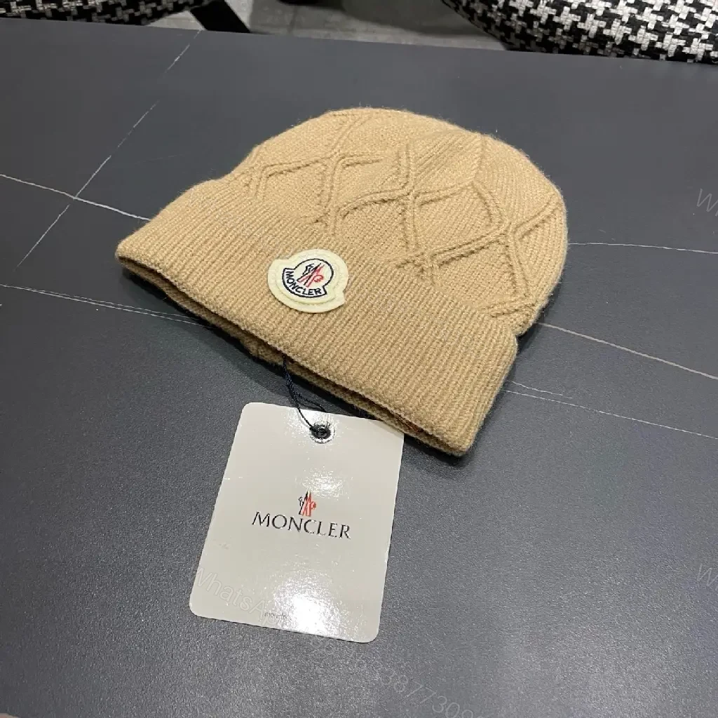 View 8 of Cozy Knit Beanie Camel Knit Style Warmth Cap - Everyday Luxury