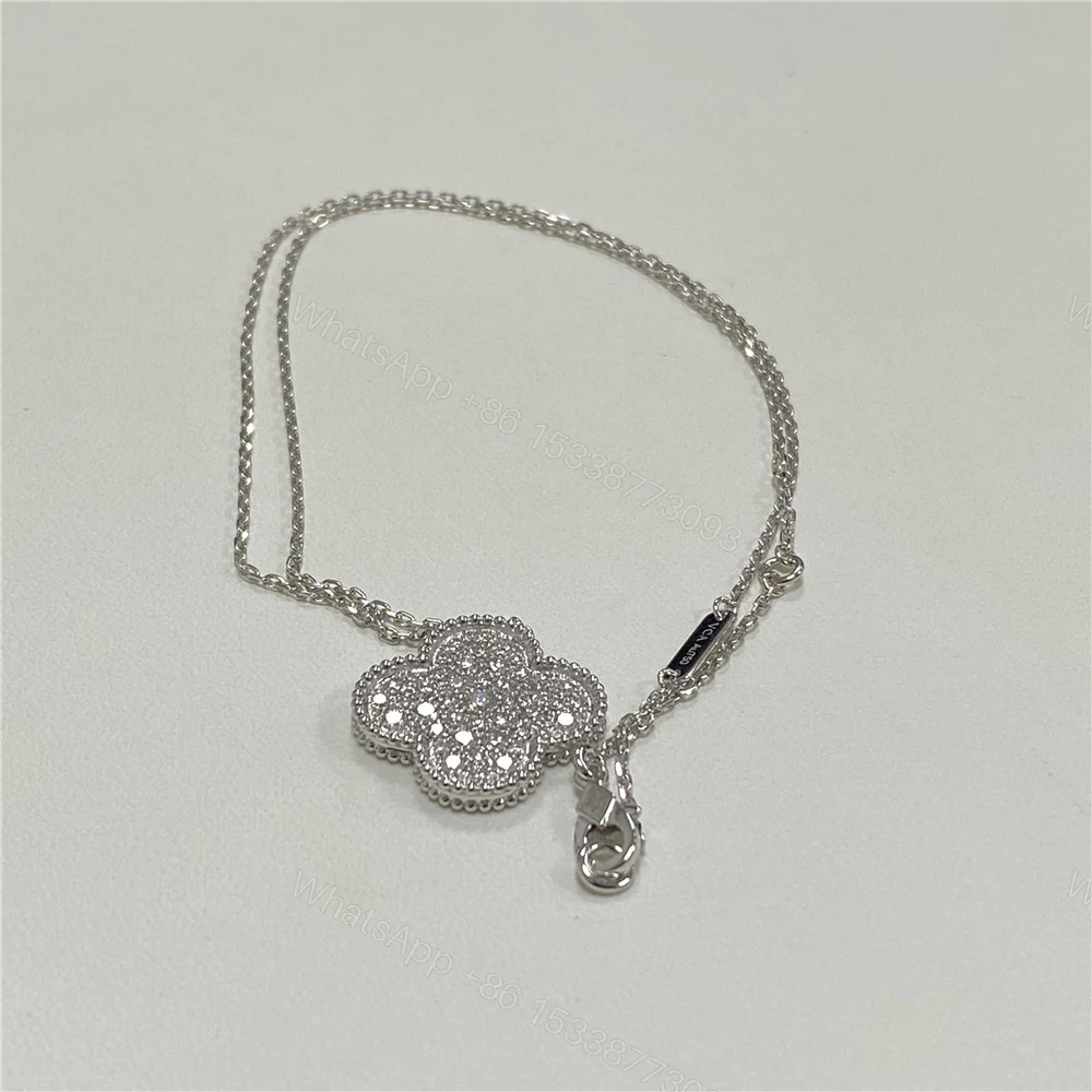 Van Cleef Magic Pendant Necklace Full Diamonds VCARN9MS00 — view 1
