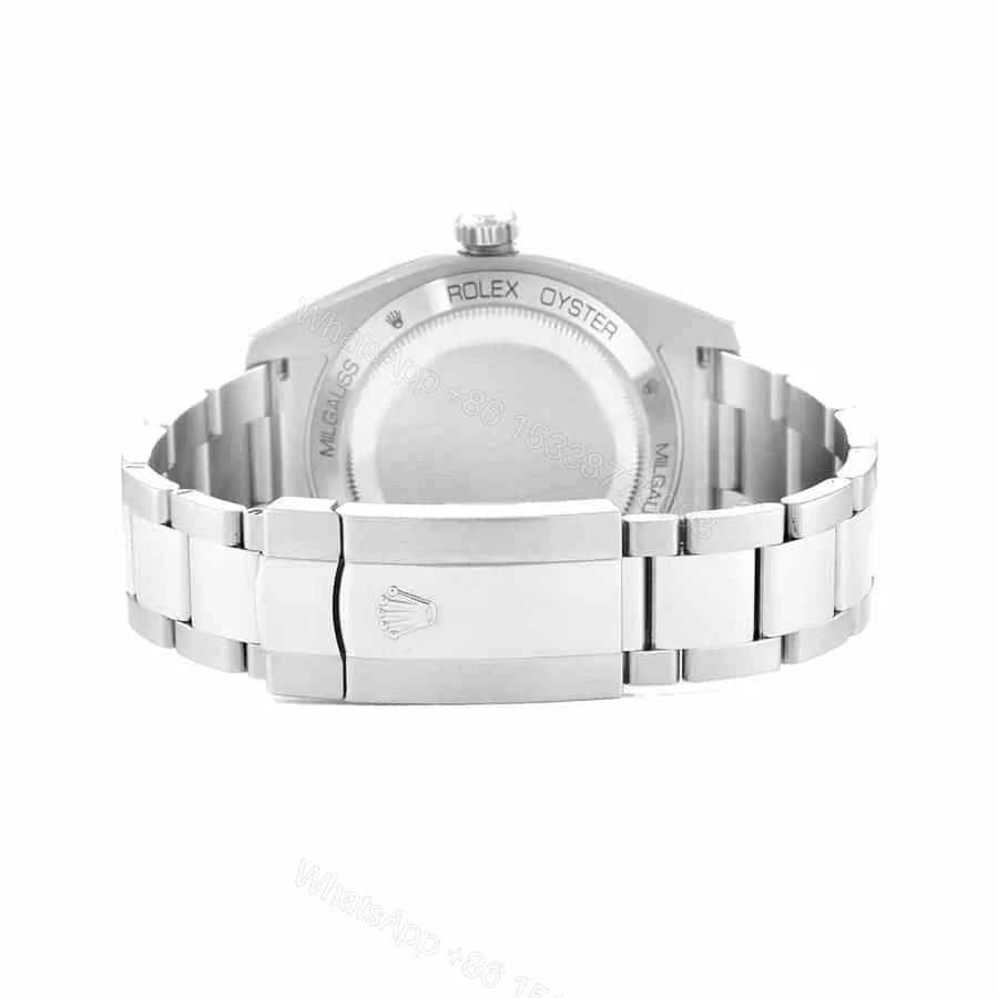 View 5 of Rolex Milgauss 116400GV-0002 Super Clone: Z-Blue Dial Green Crystal 40mm