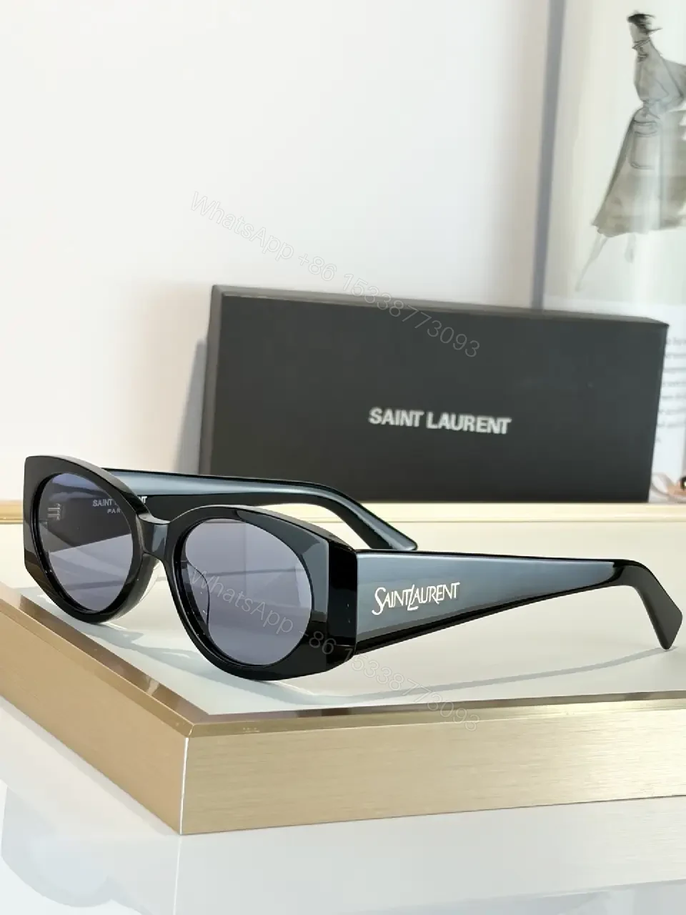 View 8 of Bold Acetate Frames Sunglasses: Luxe Comfort, Iconic Design