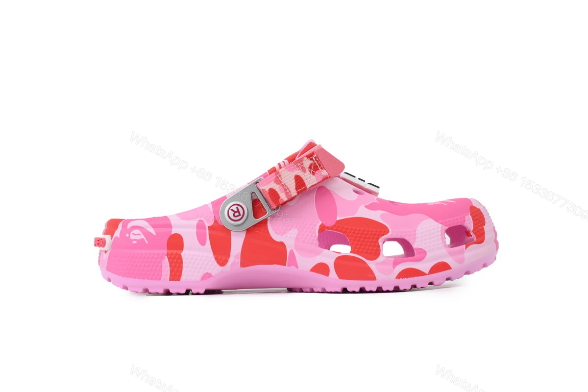 BAPE x Crocs Classic Clog 'ABC Camo - pink' — view 2
