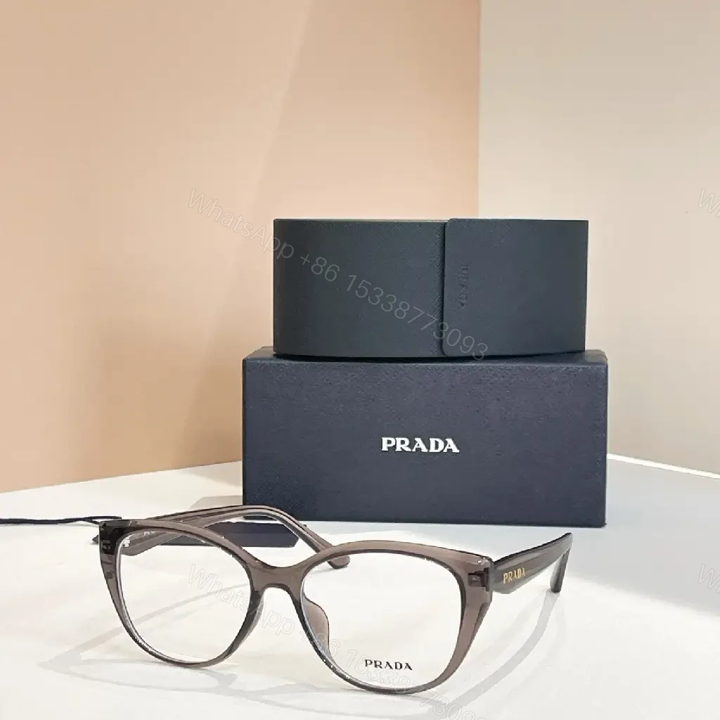 View 2 of Textured Prada Frames: Durable Tortoishell Round Eyewear