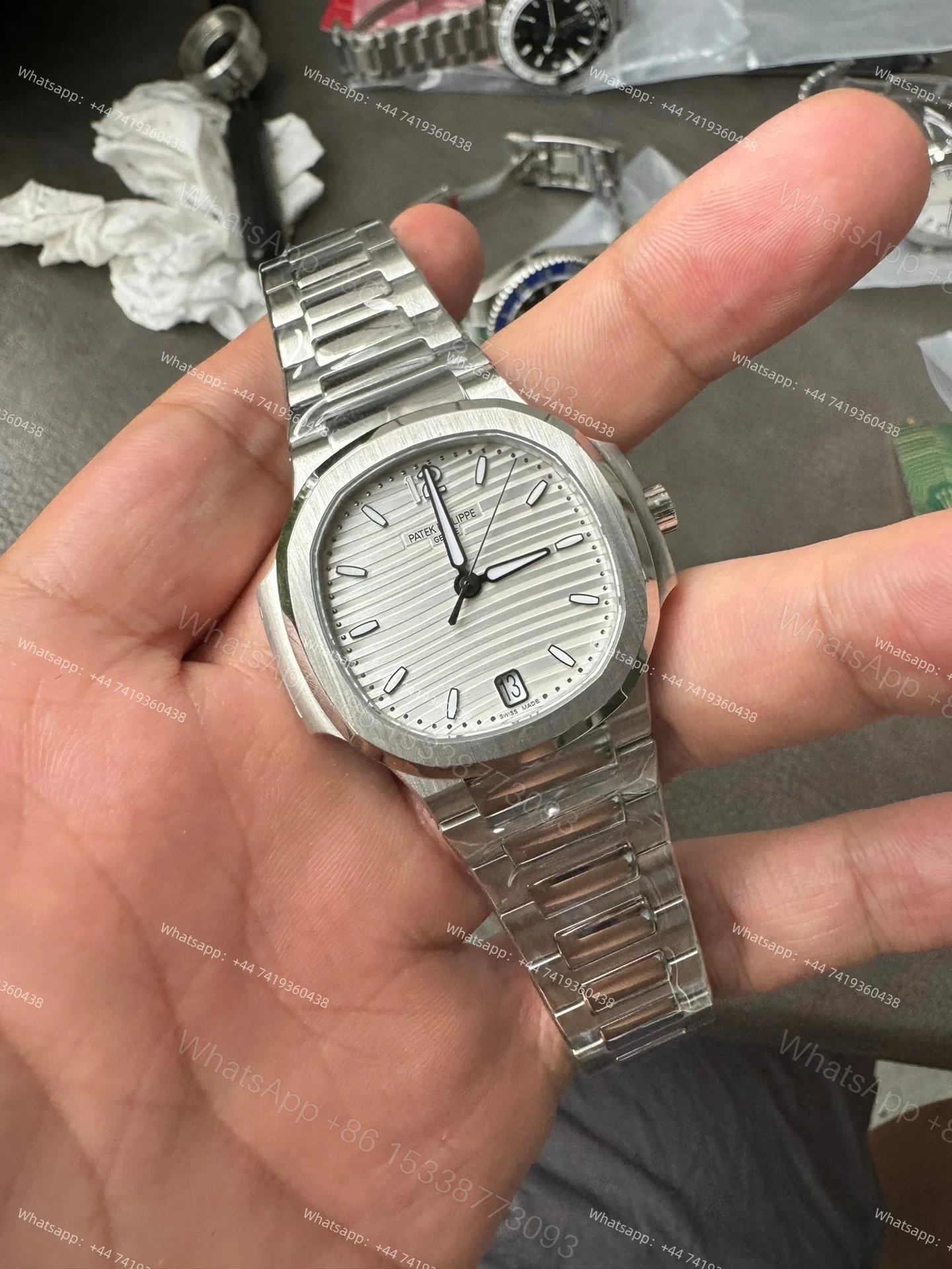 View 10 of Patek Philippe Super Clone Nautilus 7118/1A-010 White Dial 35.2mm