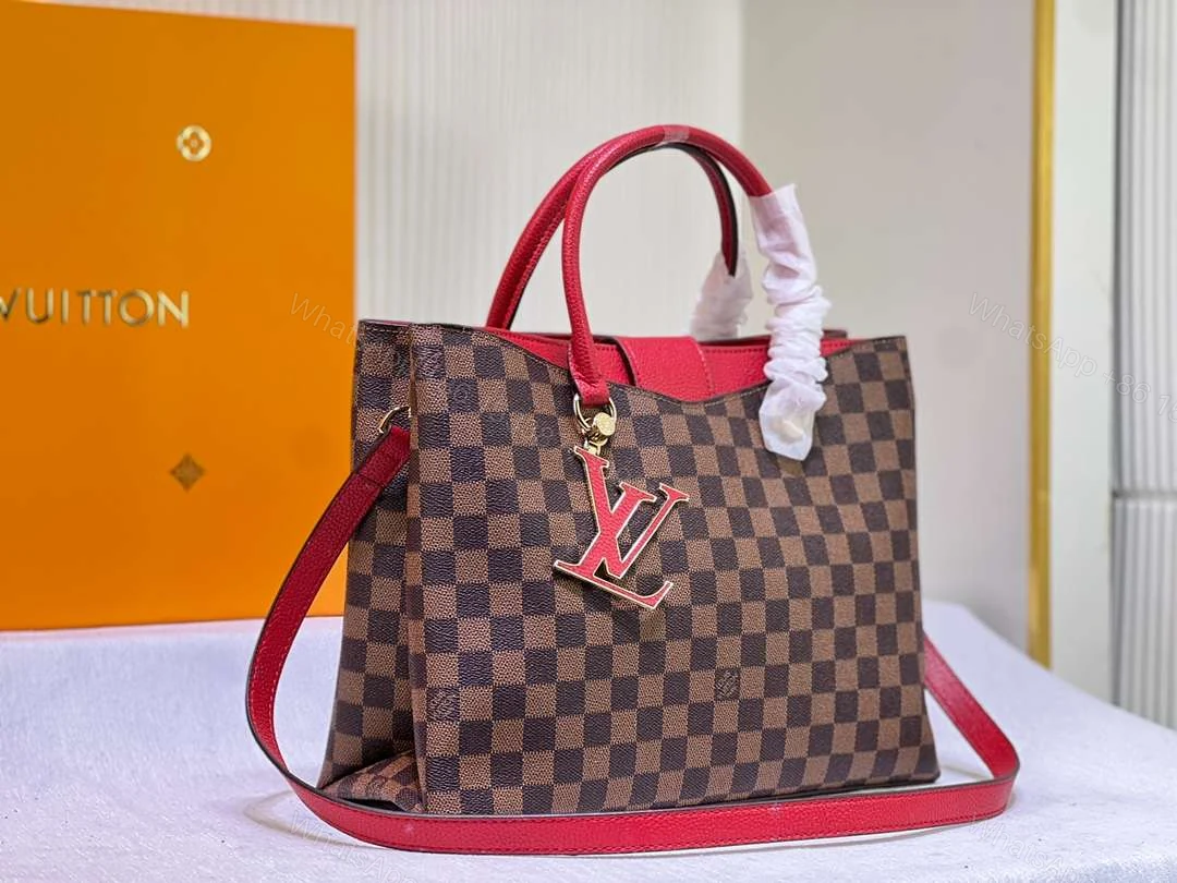 View 5 of Louis Vuitton Damier Ebene Canvas Lv Riverside Tote