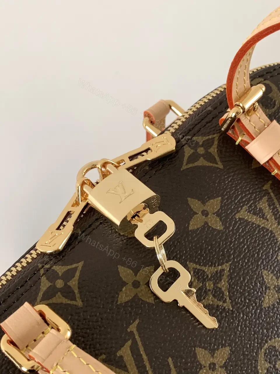 View 4 of Compact Monogram LV Handbag & Case Set – Luxury Travel Ready