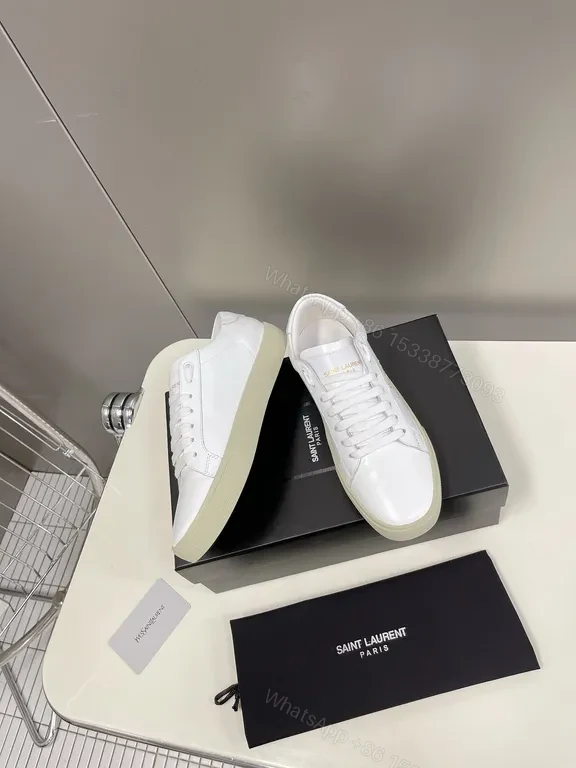View 9 of Minimalist White Leather Sneakers â€” All-Day Comfort, Luxe Design