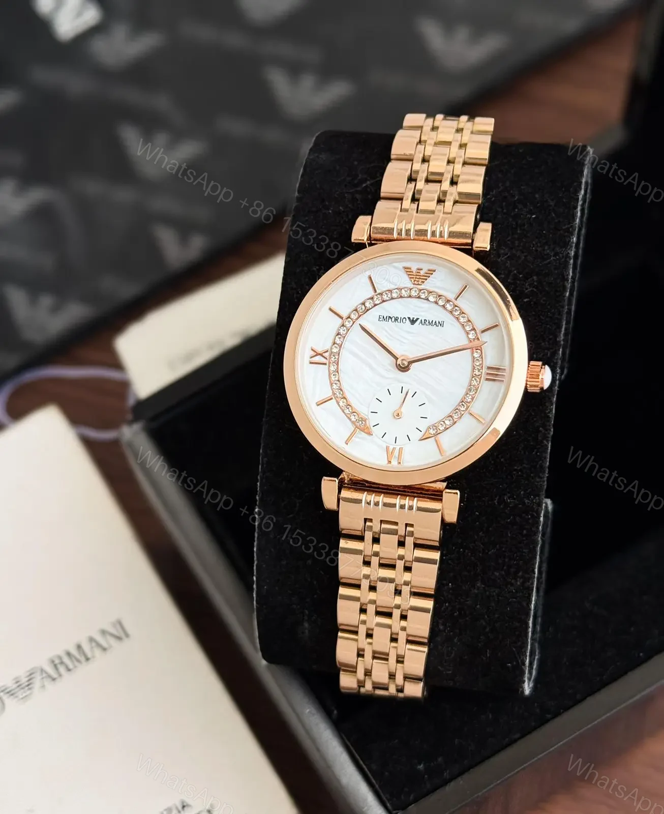 View 3 of Emporio Armani Rose Gold Dial