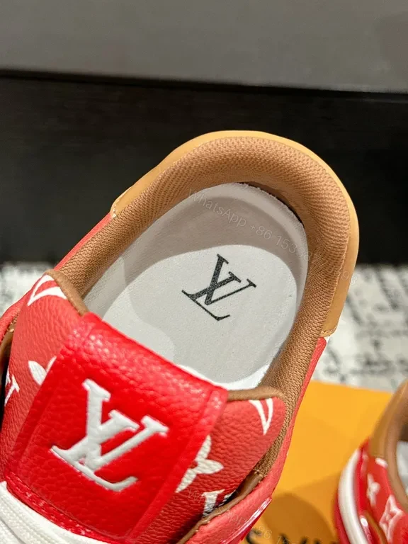 View 6 of Bold LV Monogram High-Tops: Luxury Streetwear Sneakers