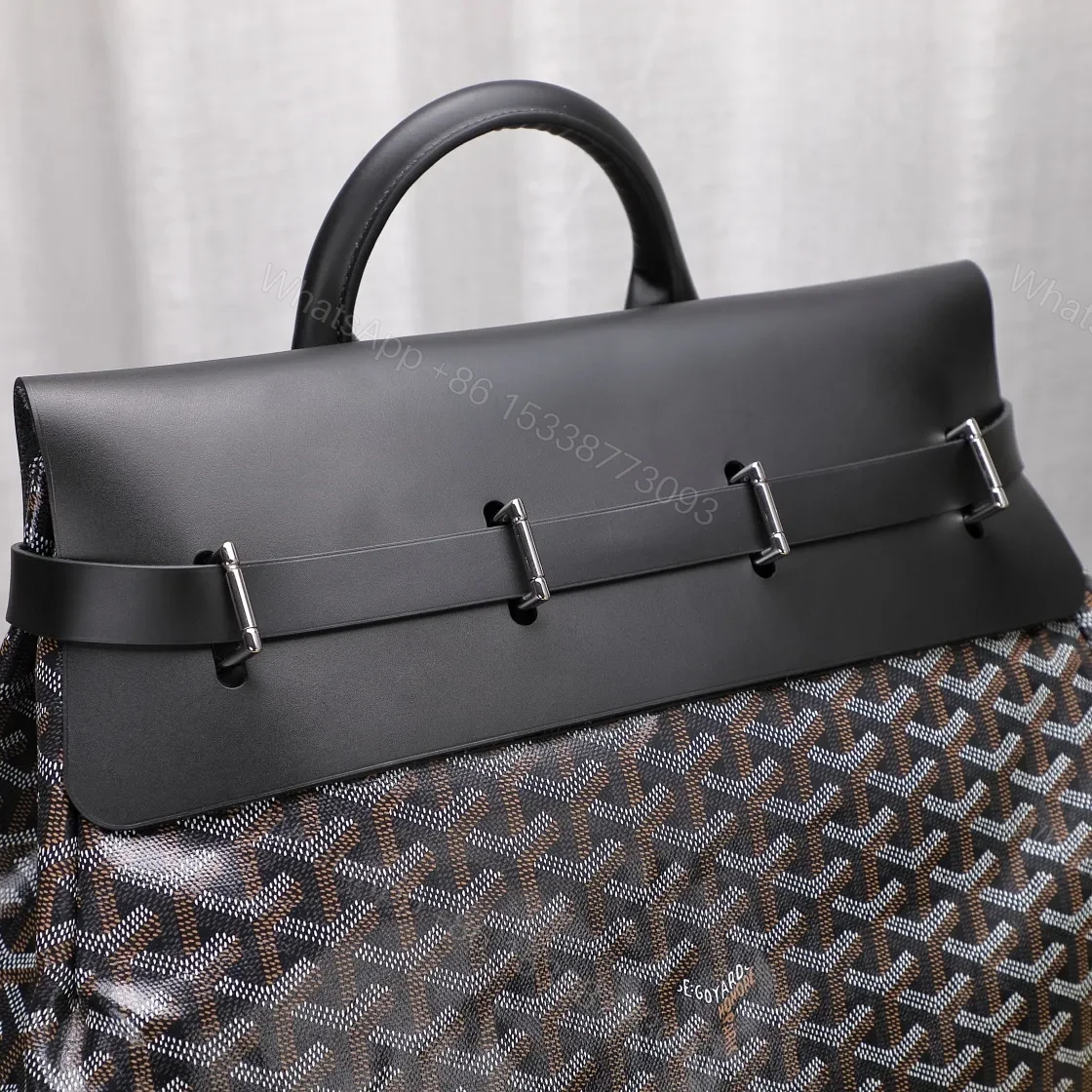 View 4 of Goyard Steamer GM Black Leather Travel