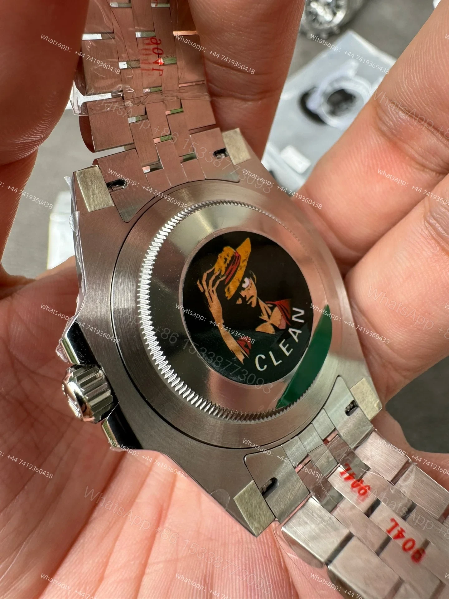View 9 of Rolex Pepsi GMT Master II M126710blro Jubilee 3285 Movement Best Super Clone (Custom meteorite dial version)