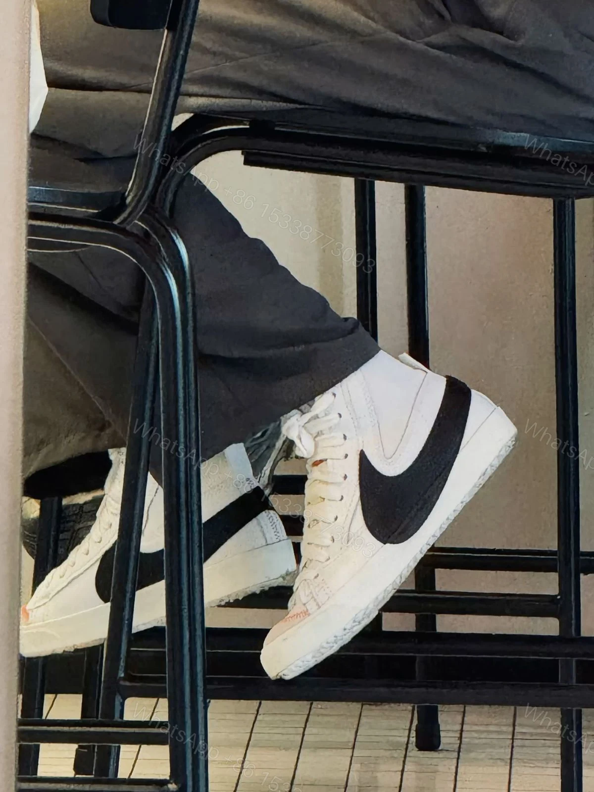View 4 of First Copy Nike Blazer Jumbo White