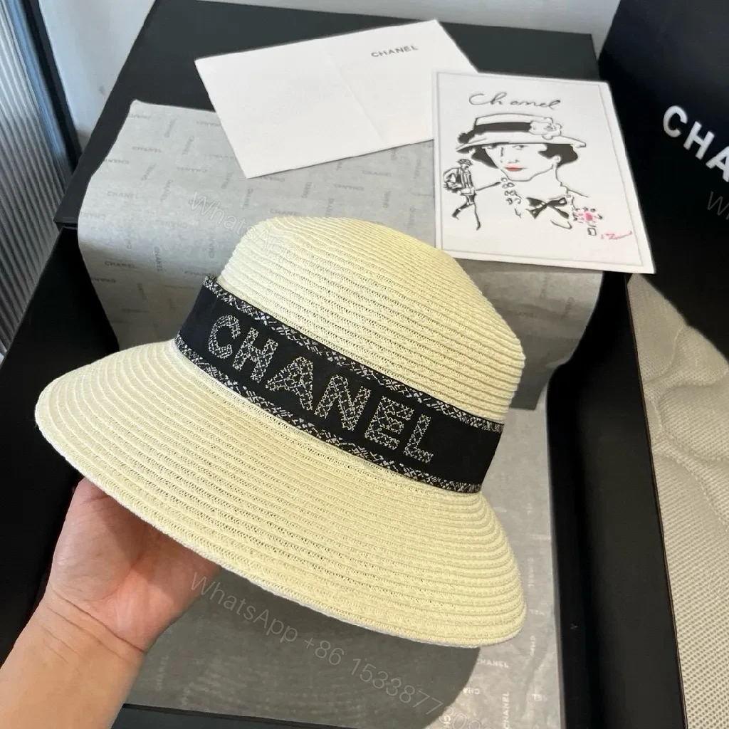 View 8 of Lightweight Straw Hat, Cloche Style, Signature Band