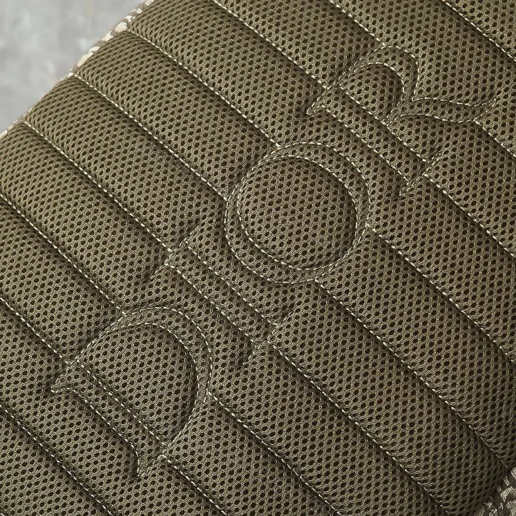 View 3 of Olive Monogram Backpack: Premium Canvas, Compact Design, All-Day Comfort